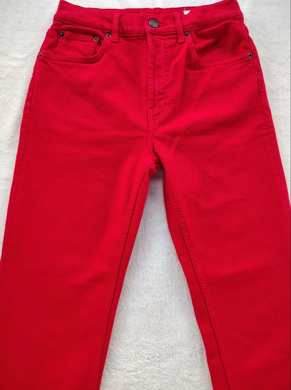 Zara Womens Red Jeans